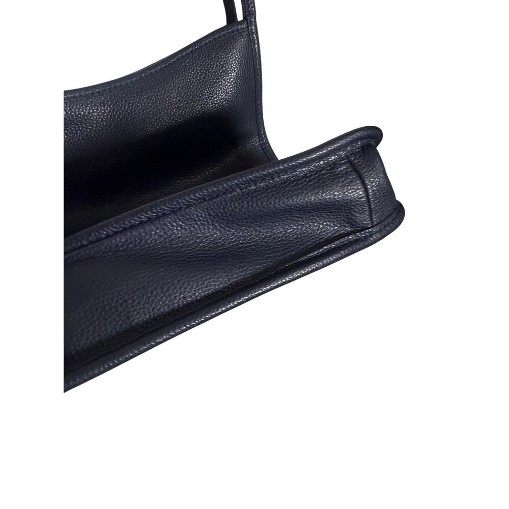 Longchamp 'Le Foulonne' Medium Leather Crossbody Bag in Navy - Picture 8 of 11
